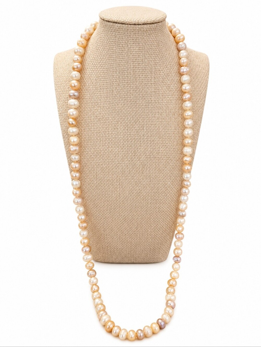 Freshwater Pearl Necklace - Champagne Pearls